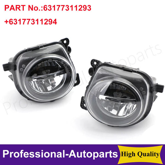 Front L+R Driving LED Bumper Fog Light for BMW 5 Series F07 F10 F11 F18 LCI 535I