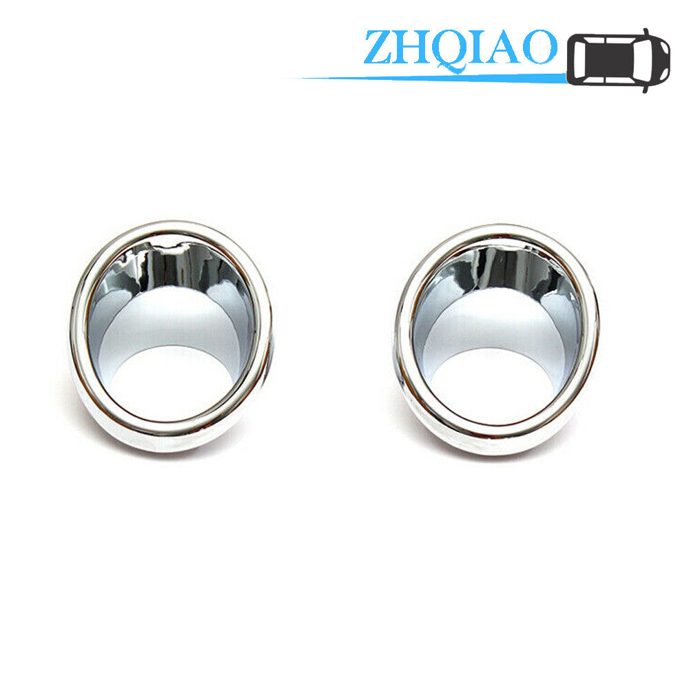 2pcs Chrome Front Fog Light Lamp Cover Trim Fits for Honda JAZZ 2014 2015