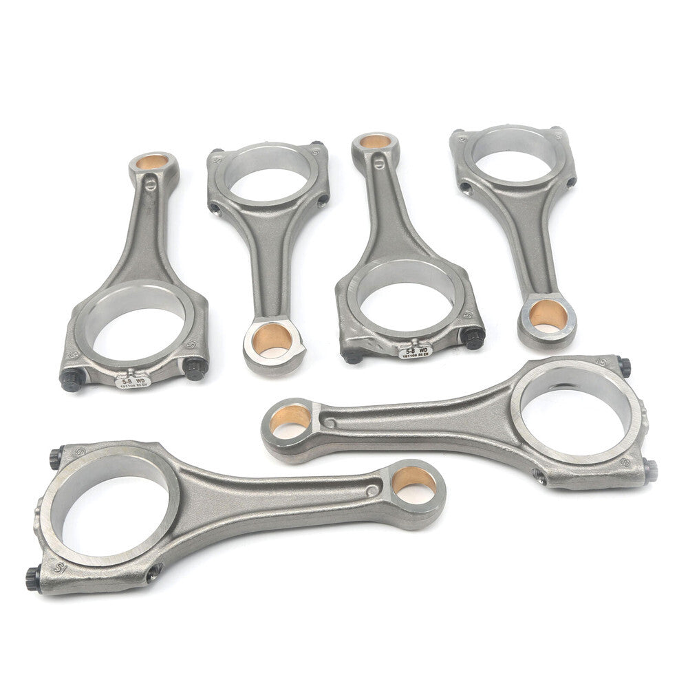 6Pcs Connecting Rod 06E198401E For 10-18 for VW Touareg for Audi A4 A6 A7 Q5 Q7 3.0 TFSI