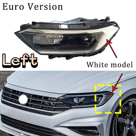 Left front headlight assembly for Volkswagen for Jetta MK7 2019-2020 European models.