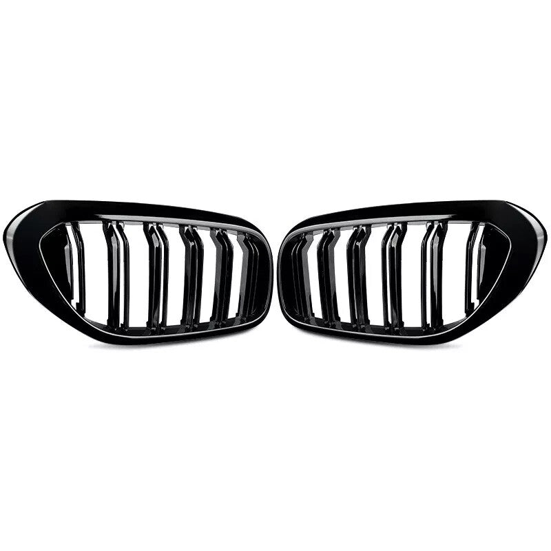 Gloss Black Grill for BMW 5 Series G30 G31 530i 2017-2020 Front Kidney Grille