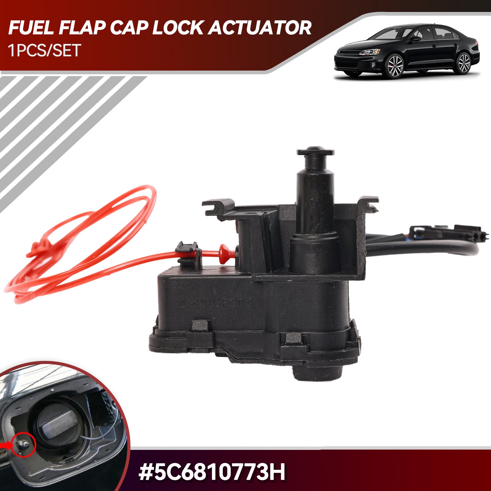 DE for VW for Golf 7 actuator central locking actuator vehicle fuel filler flap