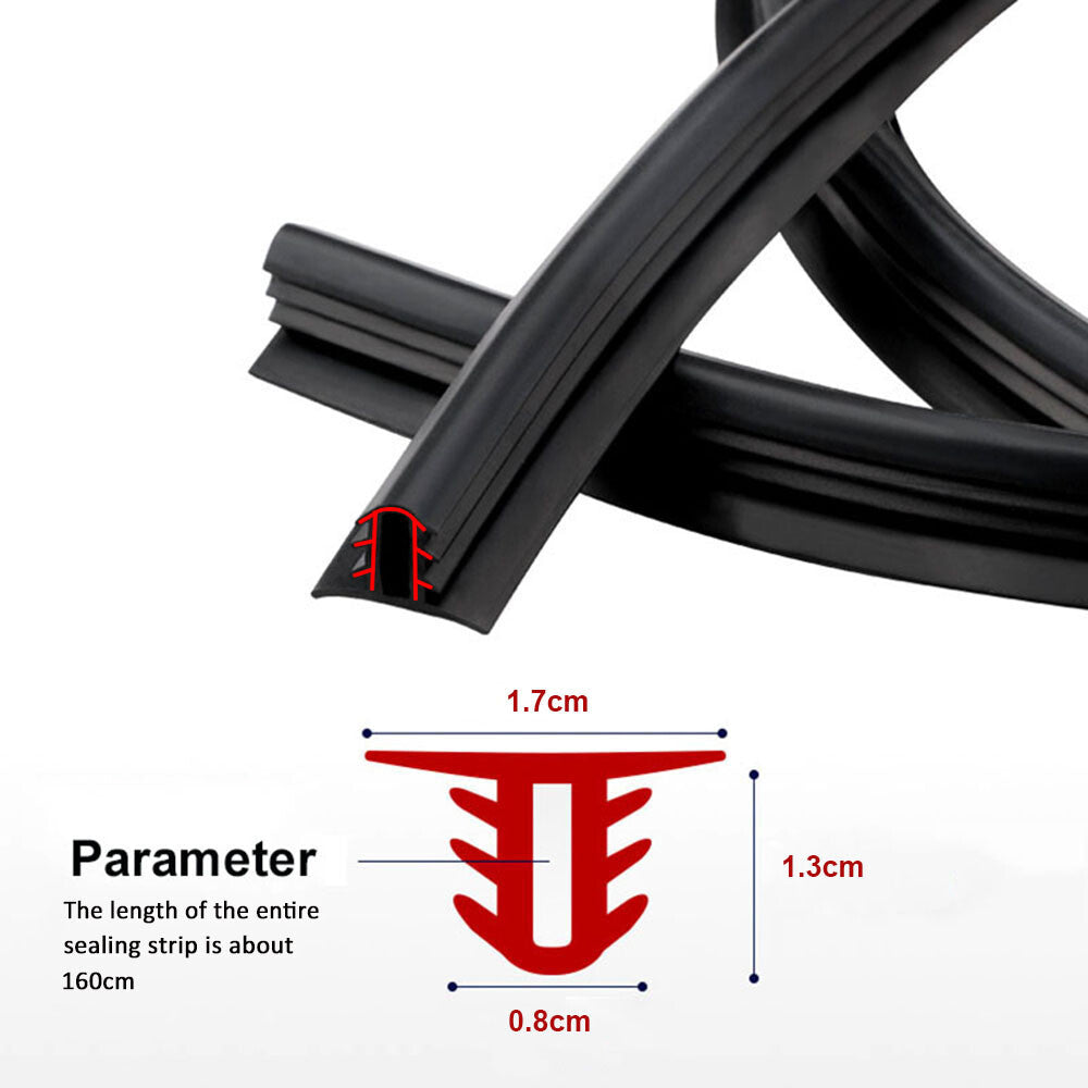 Rubber Gap Gap Seal Strip Automotive Dashboard Washer Engine Soundproof
