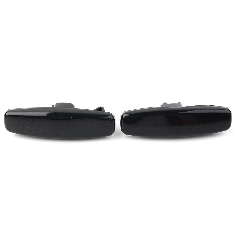 LED Sequential Side Marker Light Black Shell for Infiniti EX25 M35 Q60 Q70 QX50