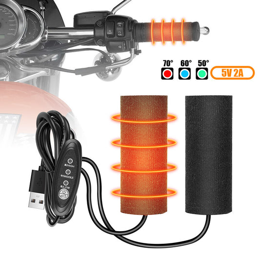 Universal Motorcycle Handle Grip Heat Shrink Sleeve Cover Non-Slip For Kits NEW