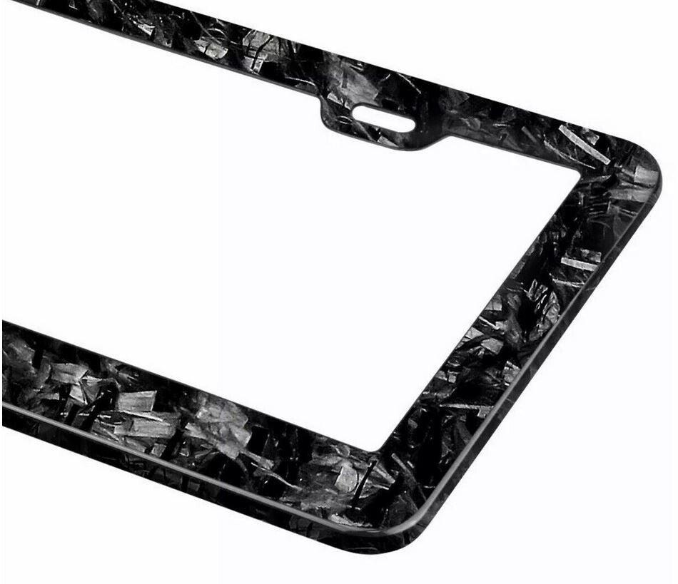 Car license plate frame cover cap rear trunk forged carbon fiber suitable for Volvo