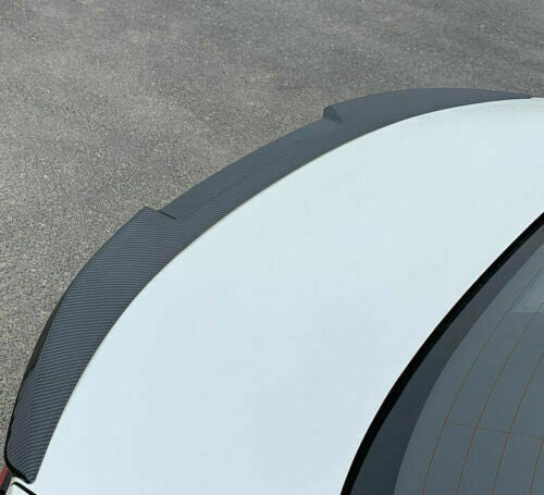 for Toyota for Corolla Sedan 2019-2023 Carbon Fiber Rear Trunk Spoiler Lip Tail Wing