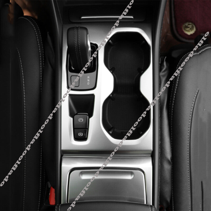 for Volvo XC40 2018-2024 Silver titanium central console gear shift panel trim