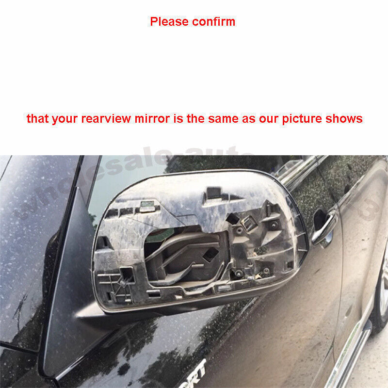 Gray Left Rearview Door Mirror Cover Shell Cap for Toyota Highlander 2009-2014
