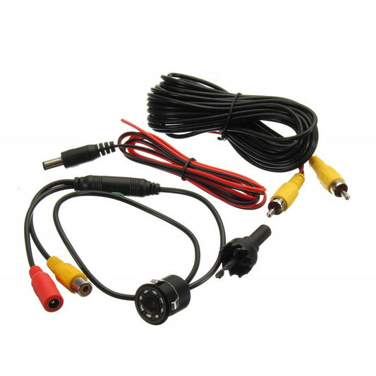 Car Rear View Camera Reverse Backup Parking Camera 8 LED Night Use Waterproof