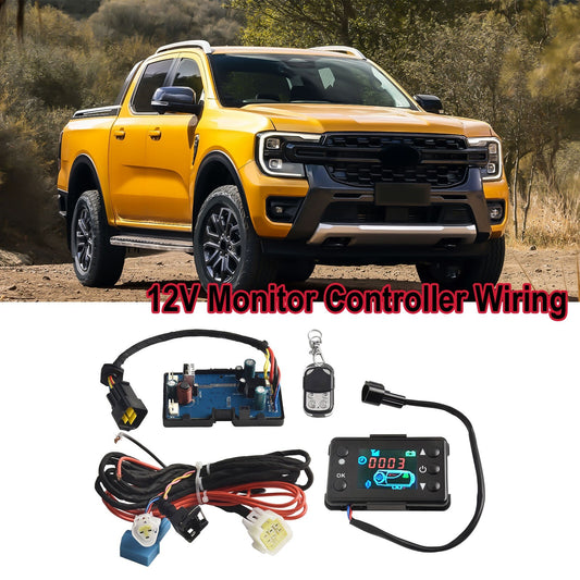 12V/24V diesel engine air heater LCD display switch, control board with remote control