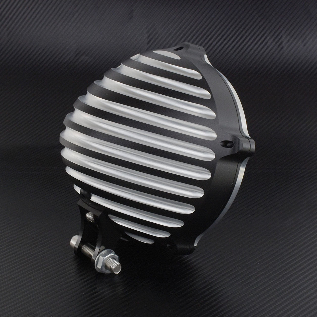5.75 Headlight Chrome Cover Mount Configuration Motorcycle Fit for Harley