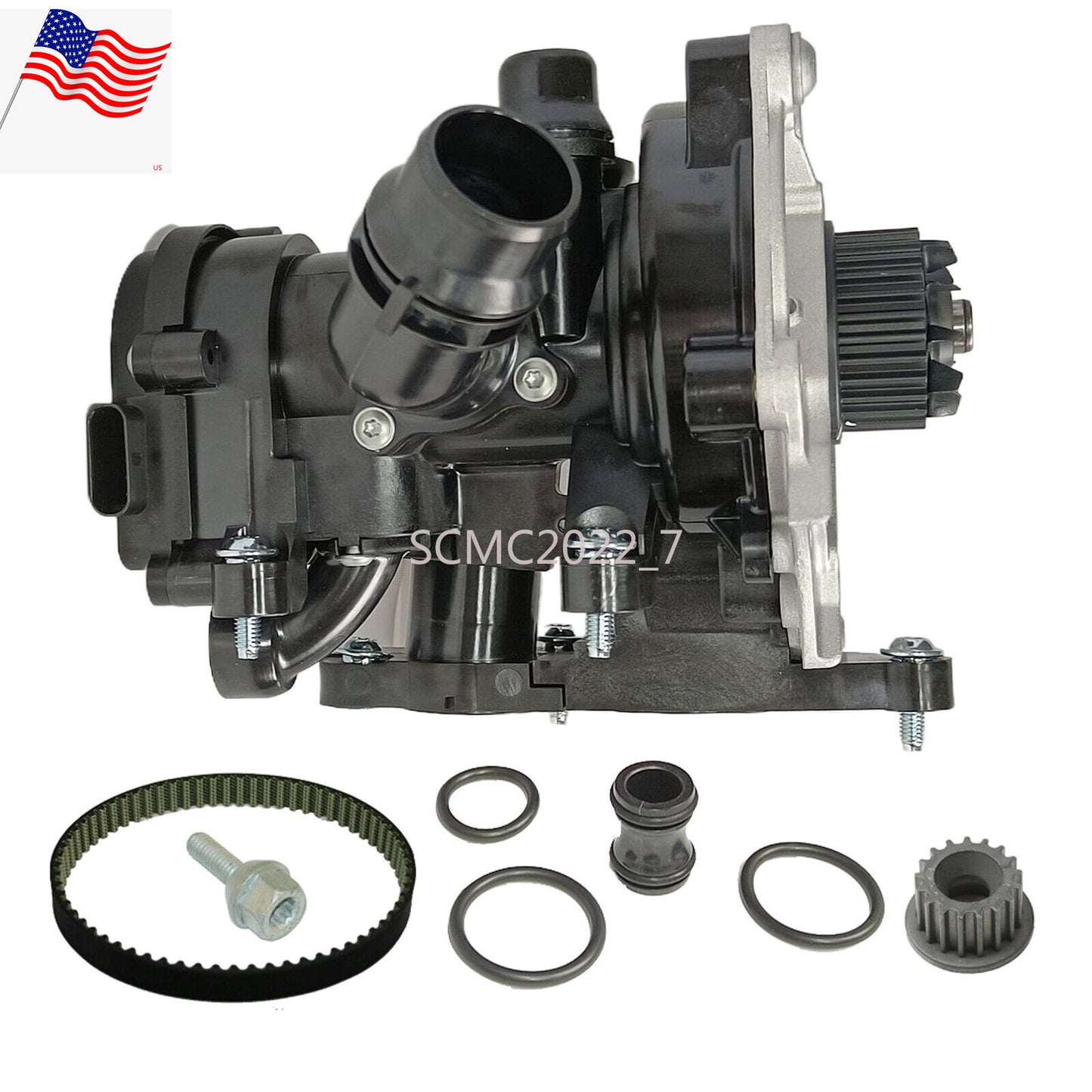 3rd Gen Water Pump Thermostat Housing Assembly for VW for Golf for Passat for Tiguan for AUDI A3