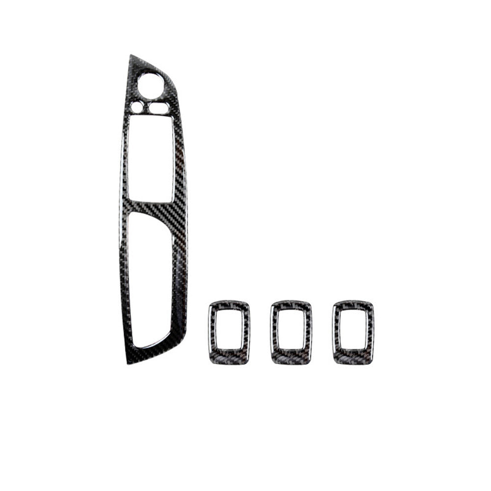 4x carbon fiber power window cover for BMW X5 E70 X6 E71 2008-2013