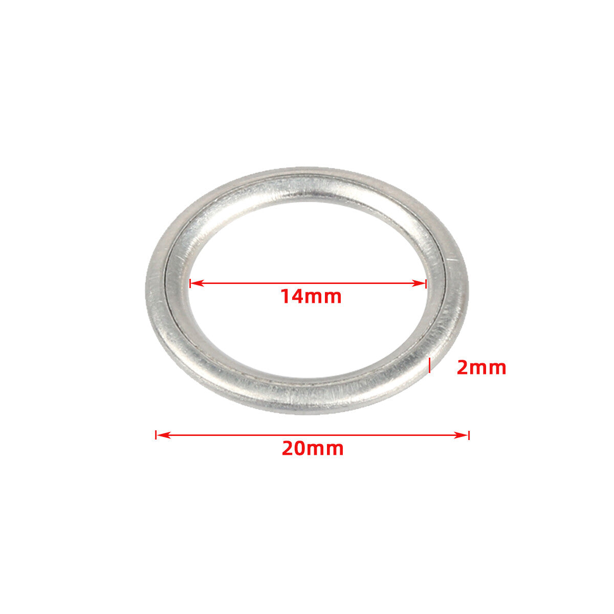 25Pcs Aluminum Oil Drain Plug Gasket Washe for Audi for Porsche N0138157