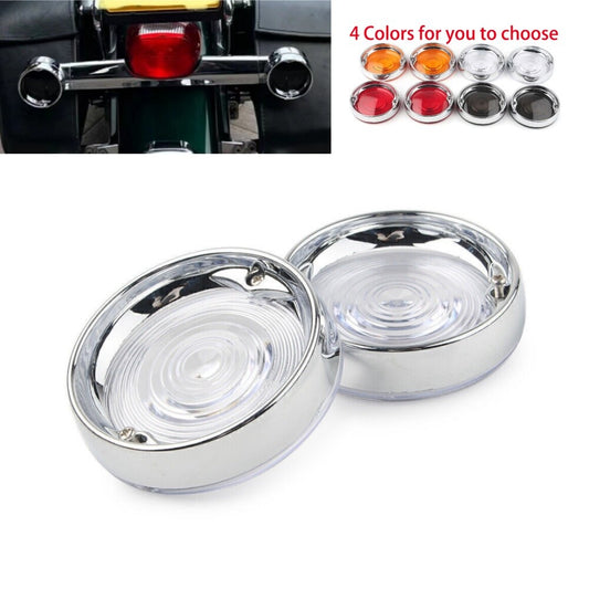 2X 3.25 Turn Signal Light Clear Lens Cover for Harley Electra Glides Road King