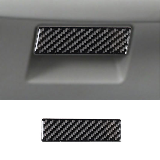 Carbon Fiber for Co -pilot Storage Box Handle Frame Cover for Jeep Liberty 2008-2012