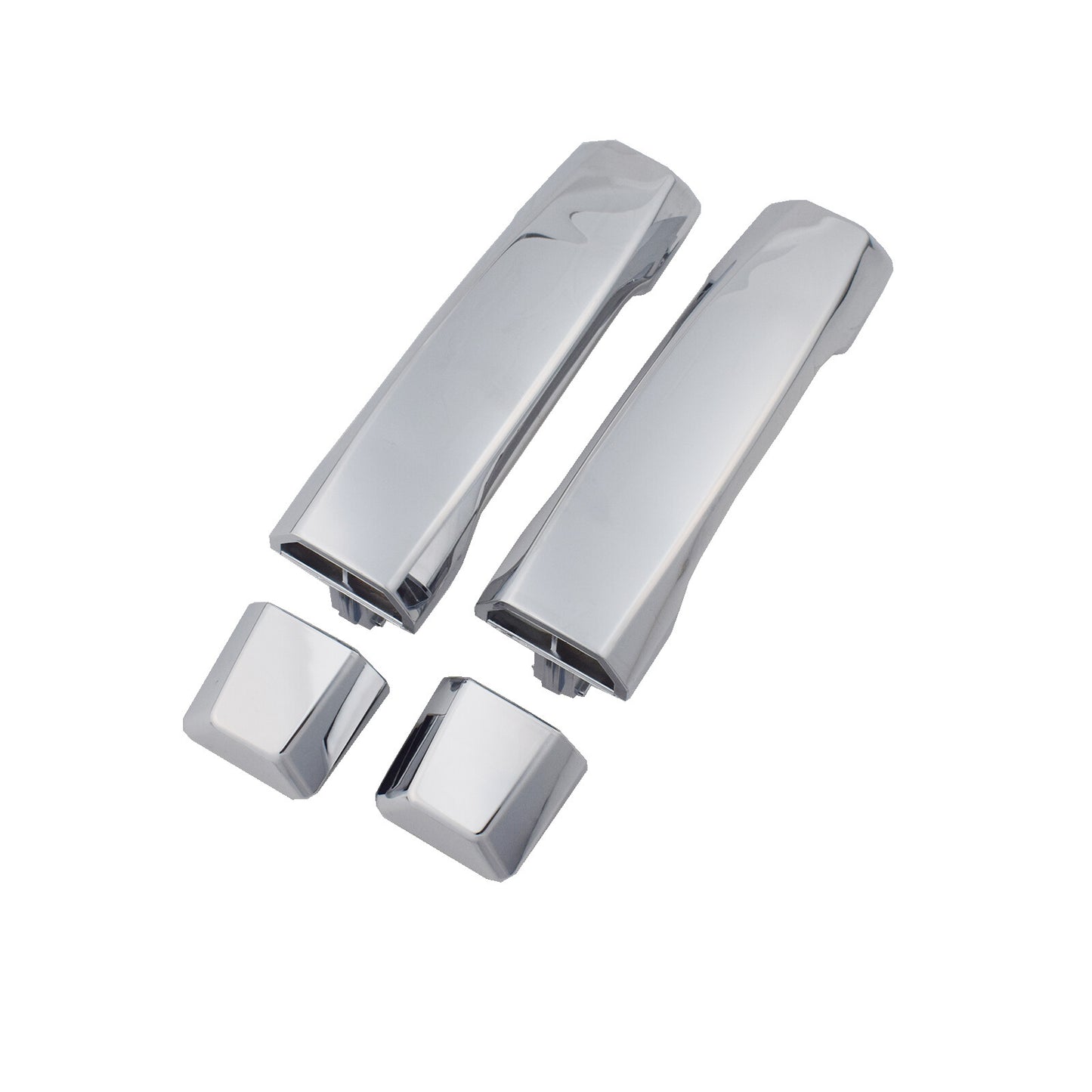 A pair of rear left and right exterior door handles suitable for Nissan Titan 2004-2018.