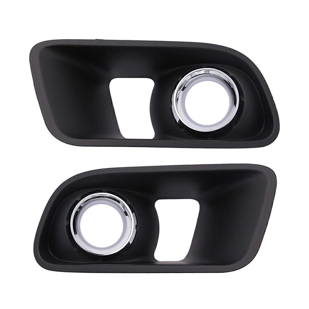 Front Bumper Fog Light Lamp Bezels for Dodge Charger 2012-2014 Pair