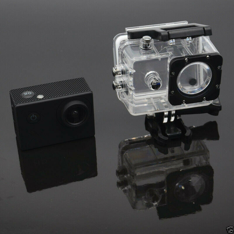 Motobike Helmet Driving Recorder Sports 2' LCD Screen DV Camera Waterproof Cover