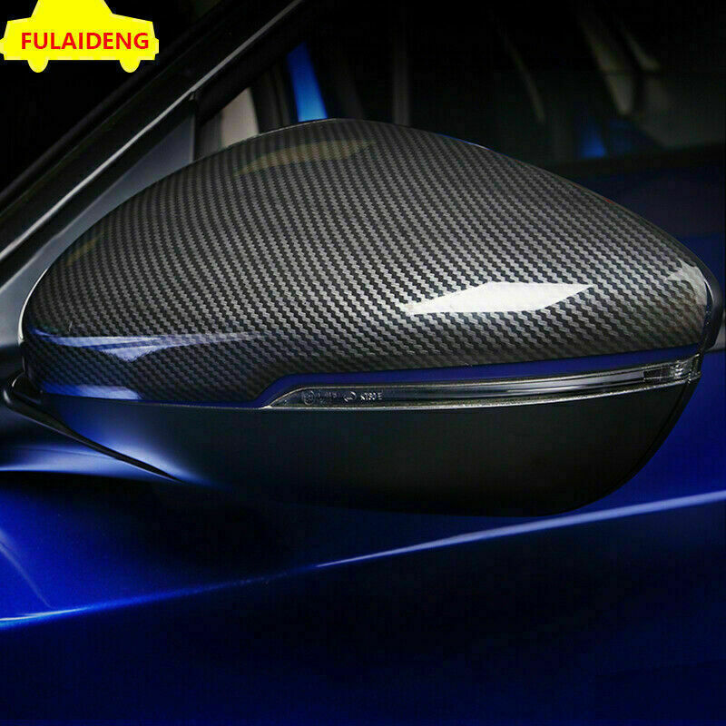 for Honda Accord 2018-2022 Carbon Fiber Door Side Rearview Mirror Cover Trim ABS