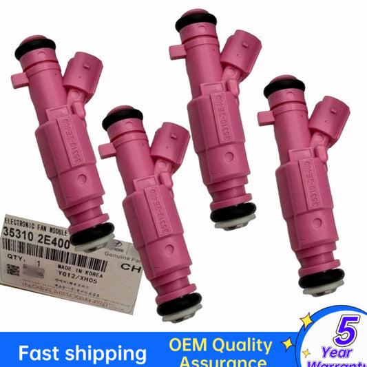 4-pack fuel injectors suitable for 2011-2017 for Hyundai for Elantra , for Kia Forte Soul 1.8L, 2.0L 353102E400