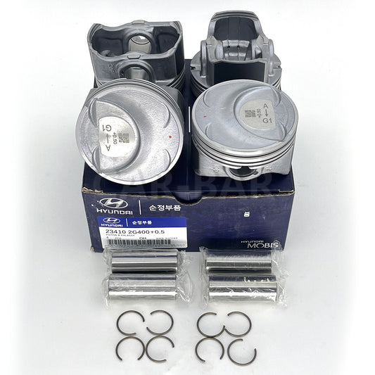 234102G400 Thicken+0.5mm Pistons for Hyundai Sonata for Kia Optima 2011-2013 2.0T