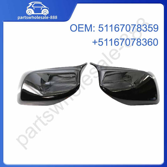 M Style Carbon Fiber Side Mirror Cover for BMW E60 E61 E61 E63 E64 2003-2007