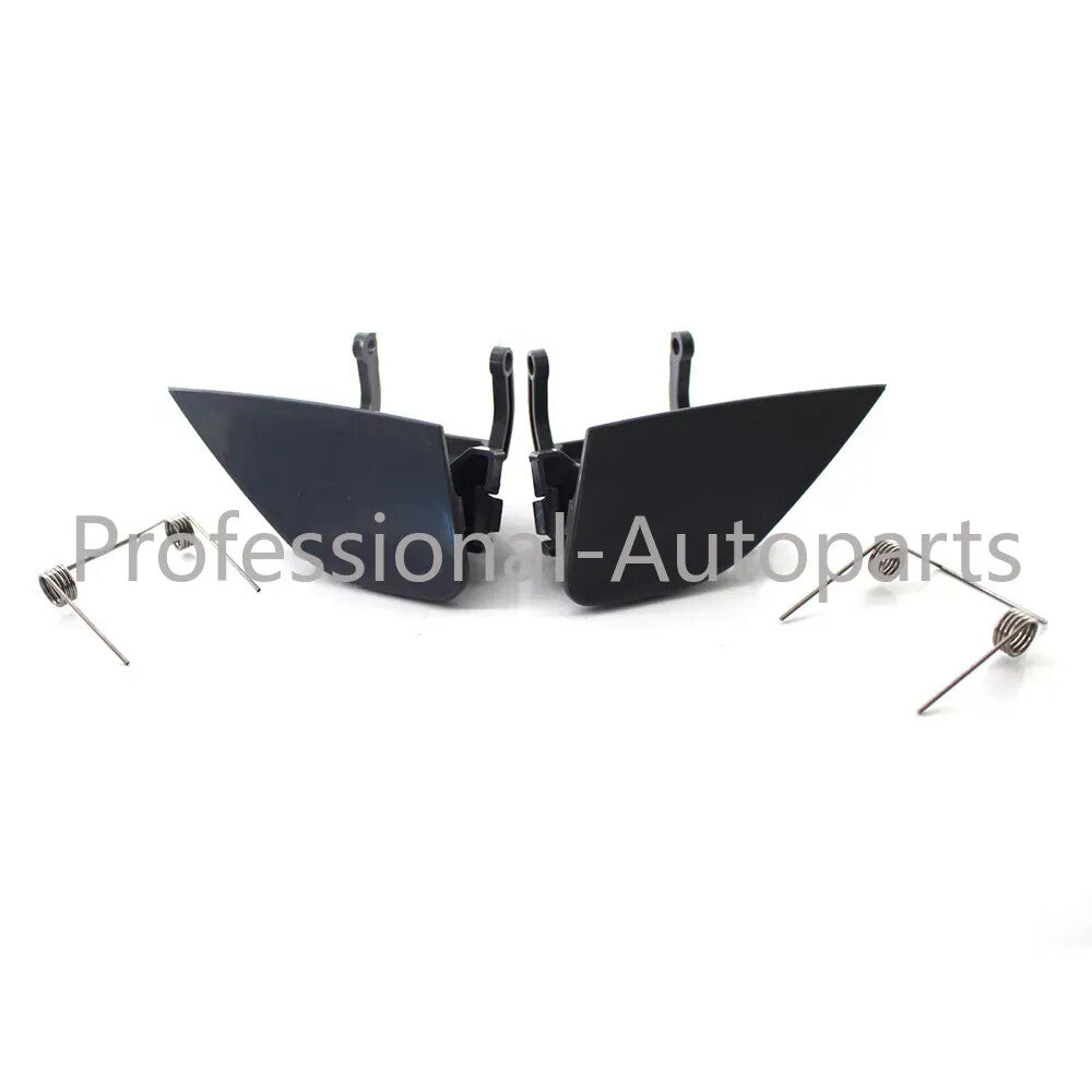 1 pair of crash-resistant headlight and washing machine spray nozzle covers suitable for BMW 7 Series E66 05-08