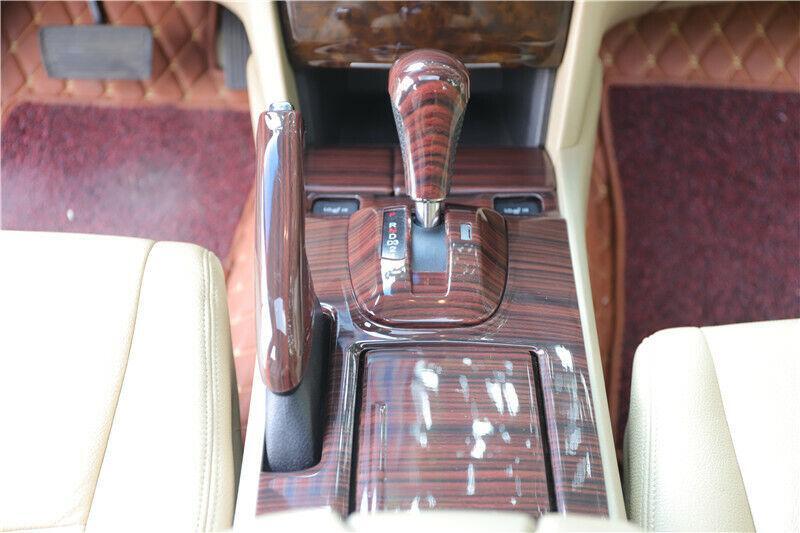 Wood Grain Look Gear Shift Panel Cover Trim for Honda Accord 2008-2012
