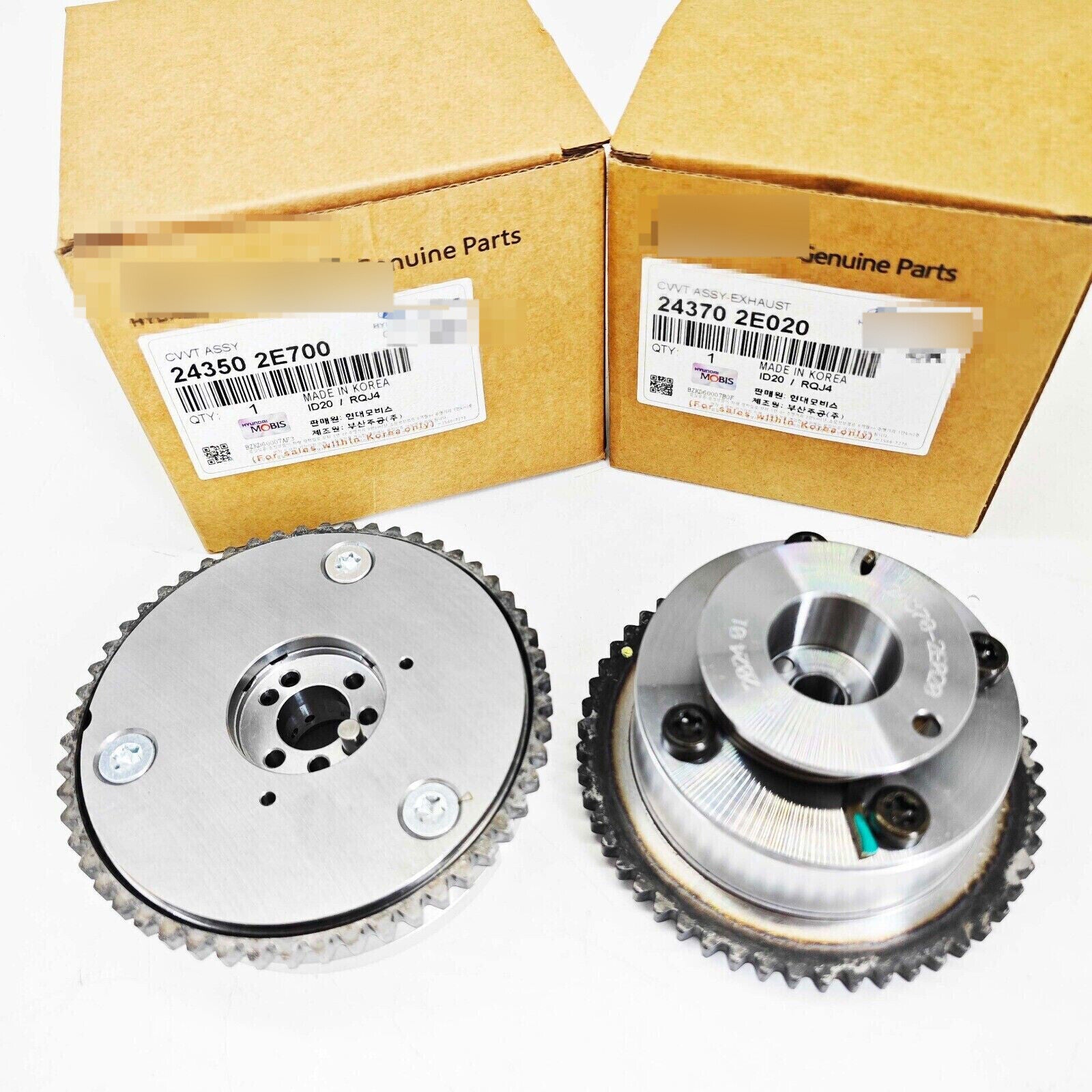 New Intake Exhaust CVVT Gear for 17-21 for Hyundai for Kia 2.0 243502E700 243702E020