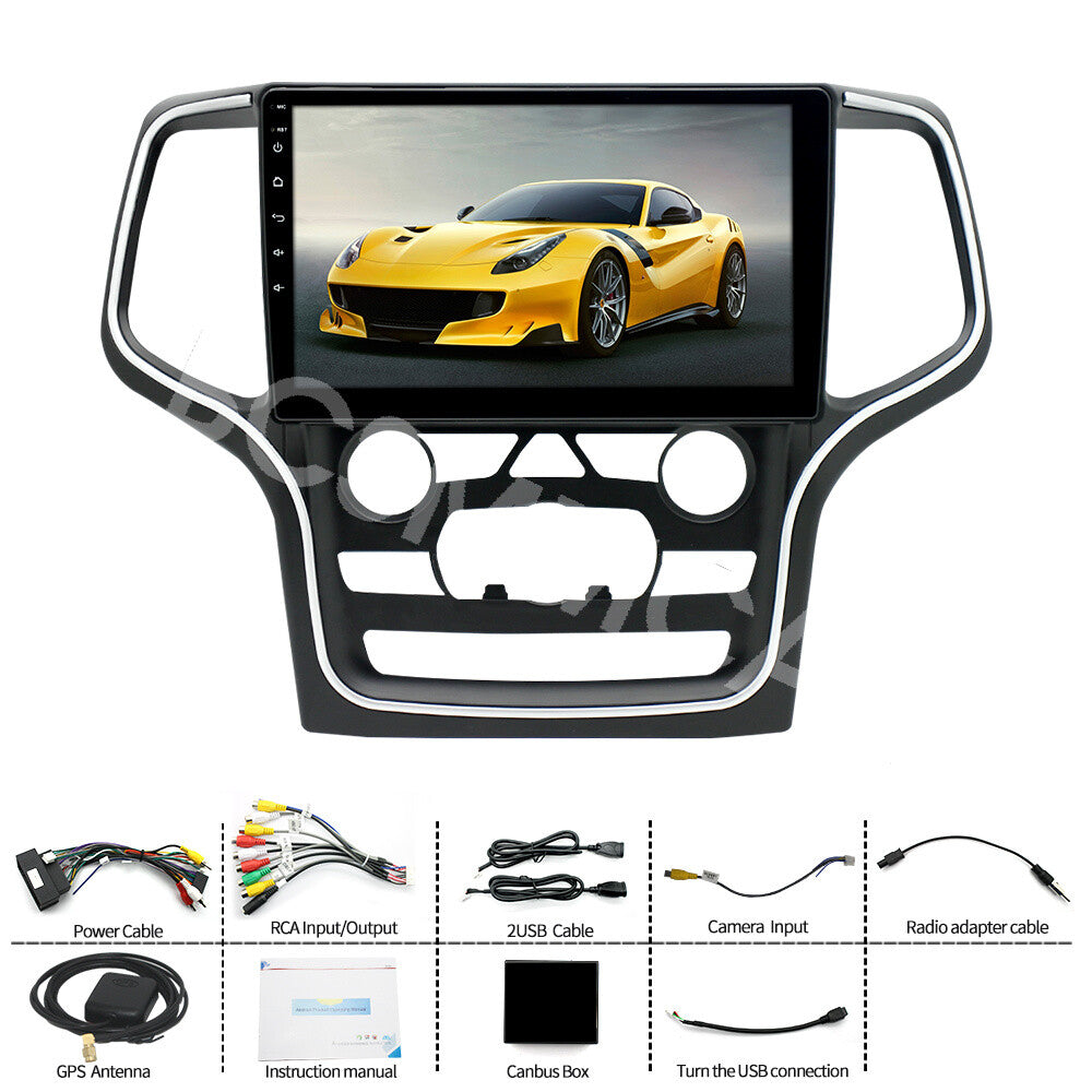 Car Stereo Radio Player GPS WIFI Head Unit Fit for JEEP Grand Cherokee 2014-2022