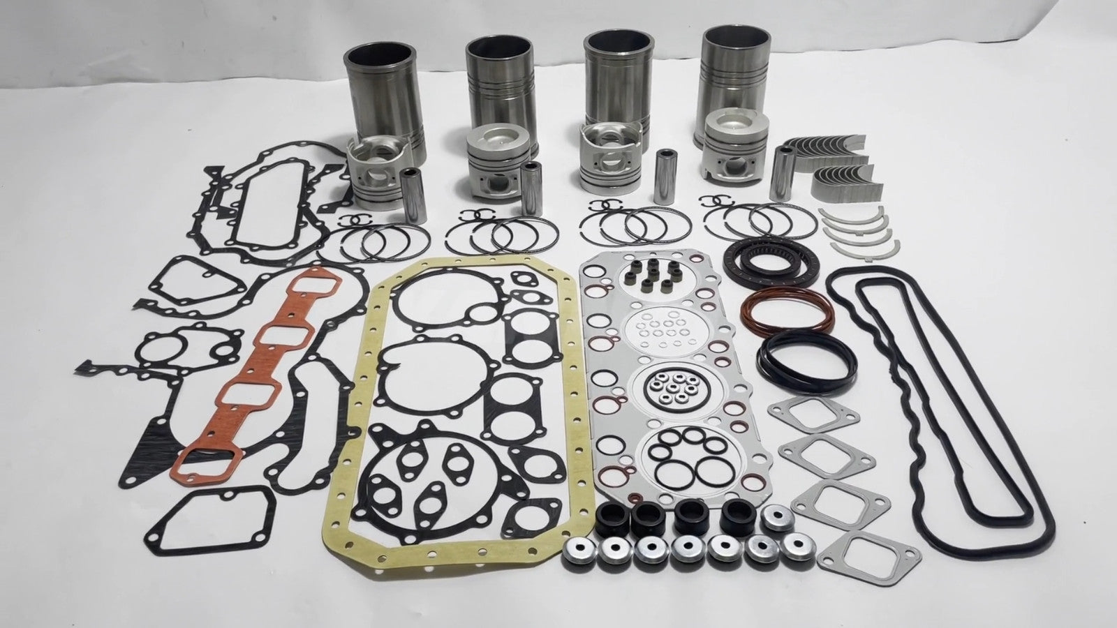 4-piece FD35 overhaul and rebuild kit with gaskets and bearings for Nissan diesel engines