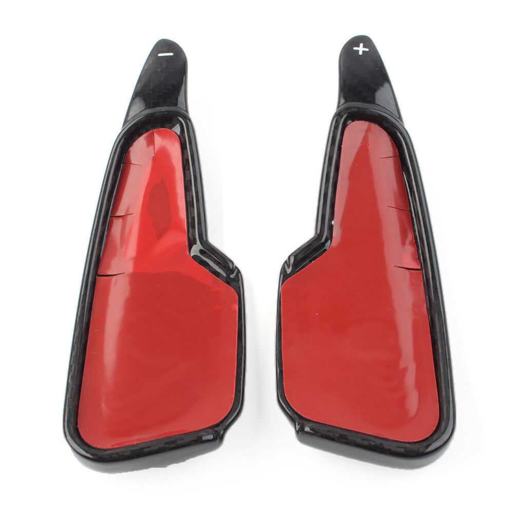 Steering Wheel Shift Paddle Fit for Chevrolet for Corvette C8 2020-22 Carbon Fiber Black
