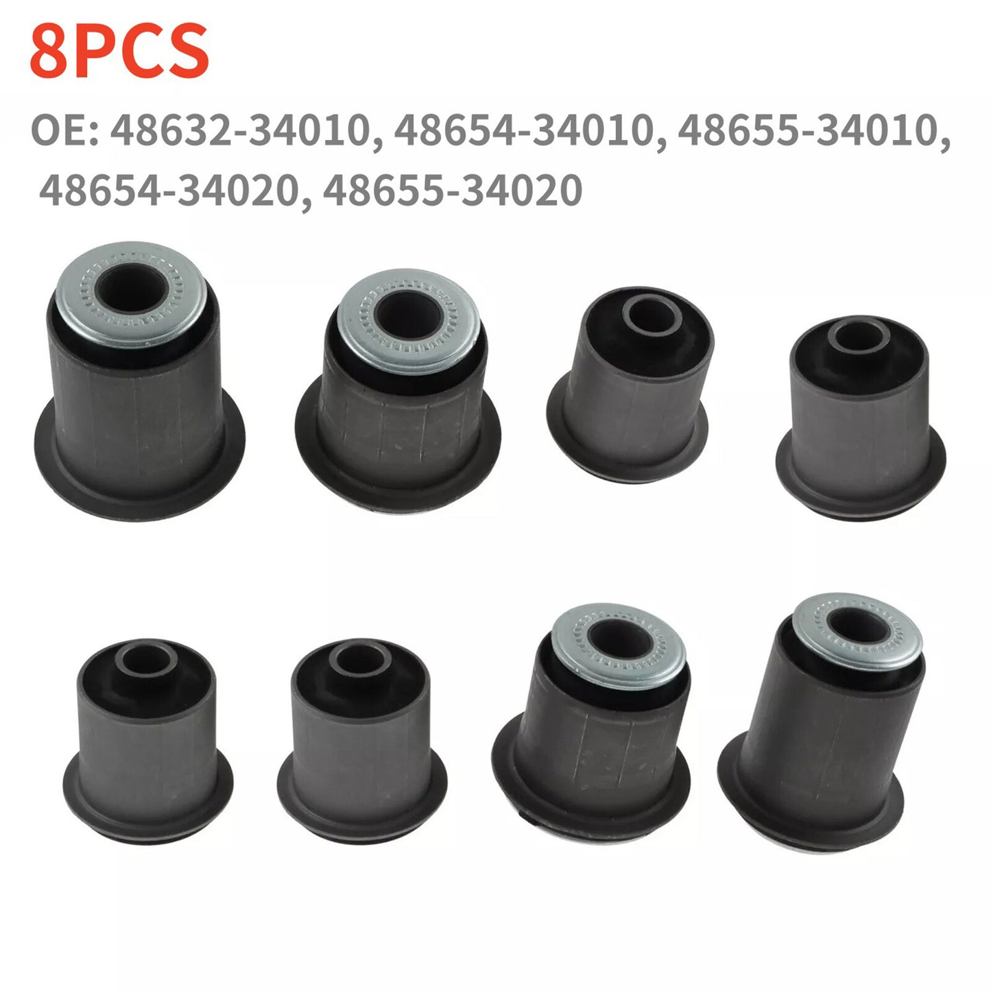 Front Upper  Lower Control Arm Bushings Replacement for Toyota Tundra Sequoia