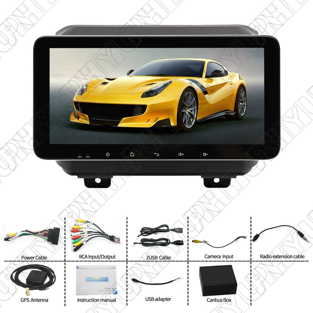 10.33 Stereo Radio GPS Nav Head Unit FM for Jeep for Wrangler JL Gladiator 2018-24