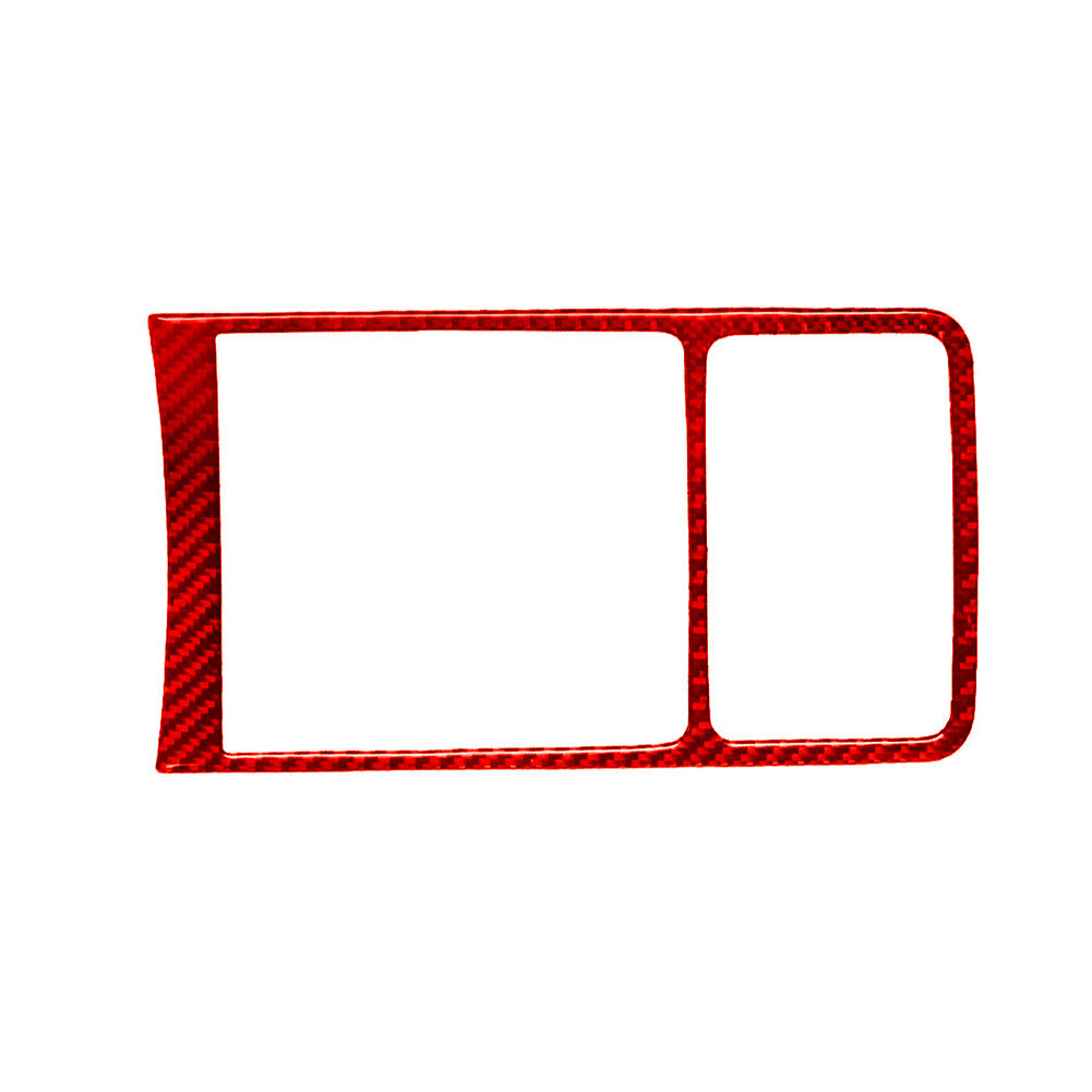 Red Carbon Fiber Rear Vent Frame Trim for Volkswagen for Passat 2006-11