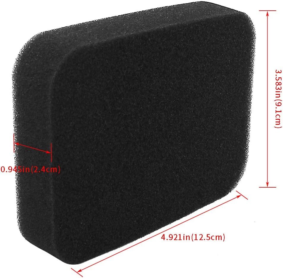 2 Pcs Air Filter 502844401 Cleaner for Husqvarna 560BTS 560BFS RedMax EBZ5100