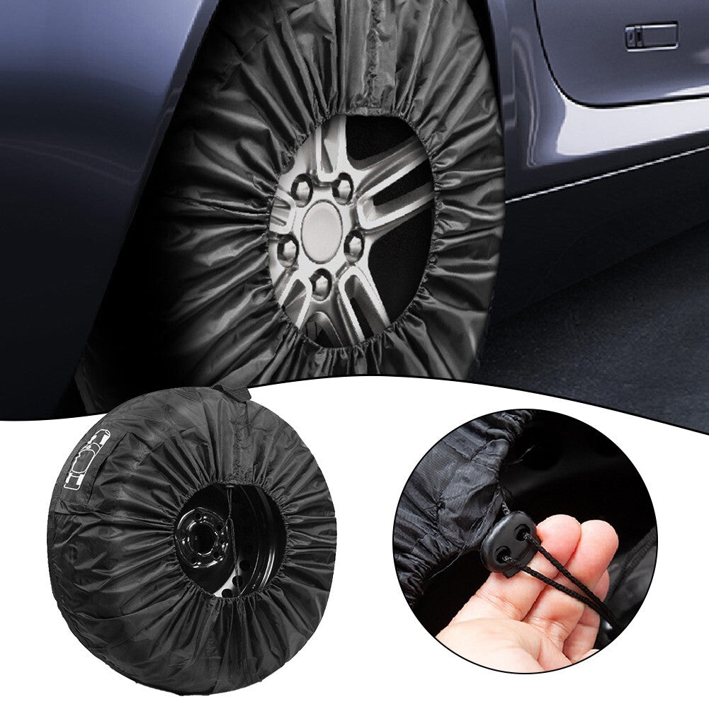 13-23 Car Spare Tyre Tire Protection Cover Carry Tote Handle Storage Bags New