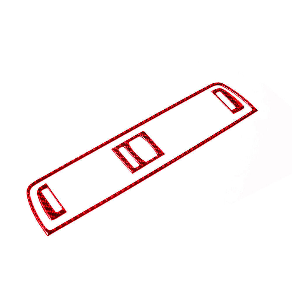 4Pcs Red Carbon Fiber Center Air Vent Outlet Cover Trim for BMW 6 Series F12 F13