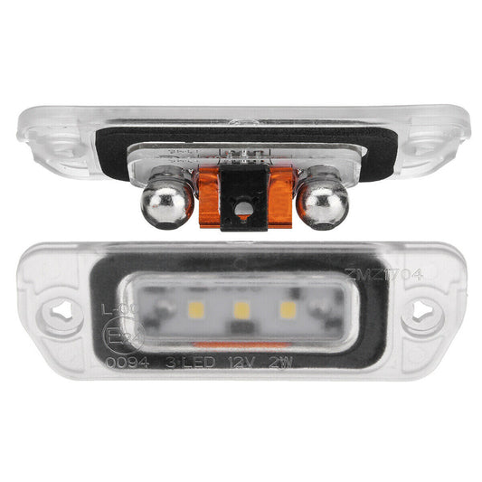 2 x LED license plate light for Mercedes Benz W164 X164 W251 ML GL R class Canbus