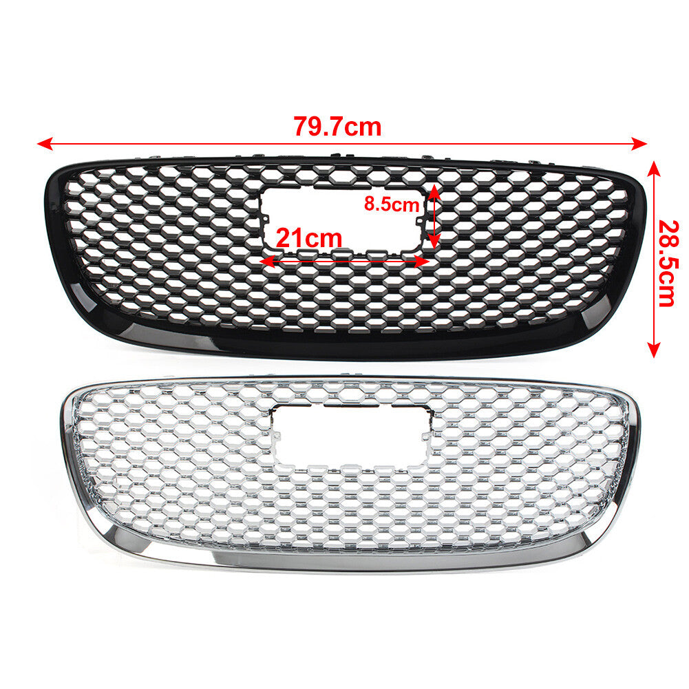 Front Bumper Air Intake Grille Square Hole Grille for Jaguar XF 2016-19 T2H3983