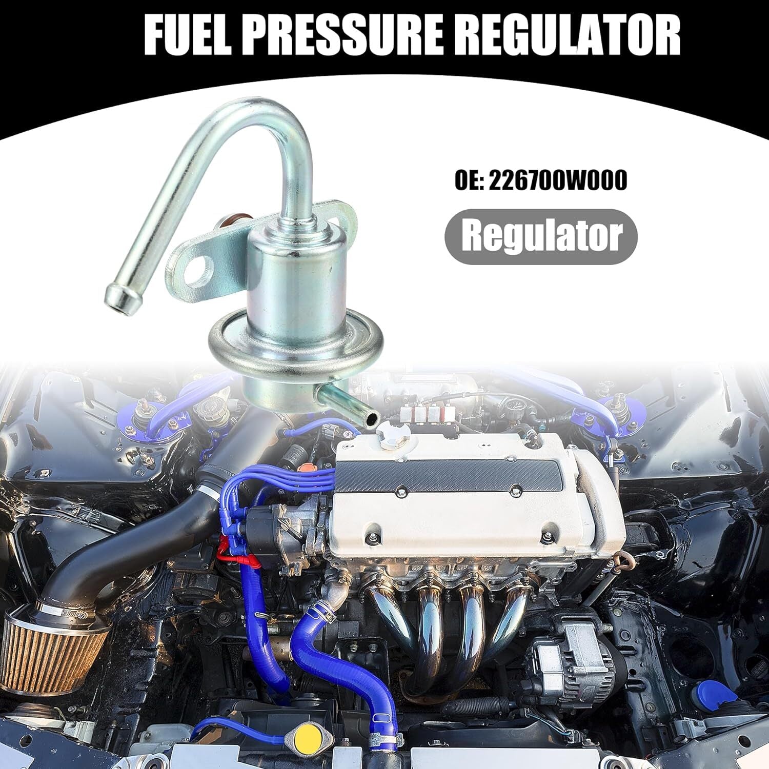 Fuel Injection Pressure Regulator for Nissan Frontier 3.3L V6 1999-04 226700W000