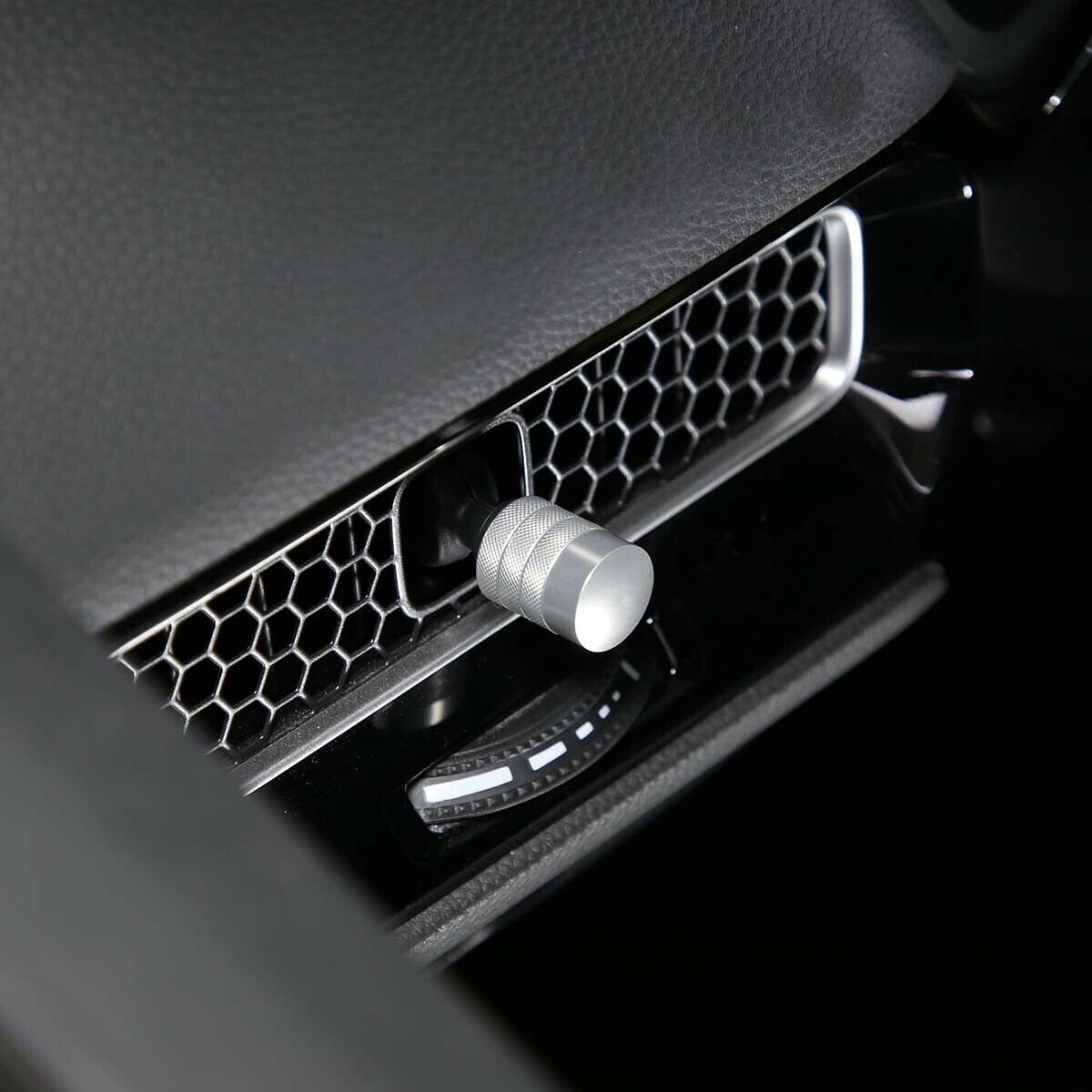 Alloy Silver Air Conditioner Adjust Switch Knob Cover for Honda for Civic 11th 2022+
