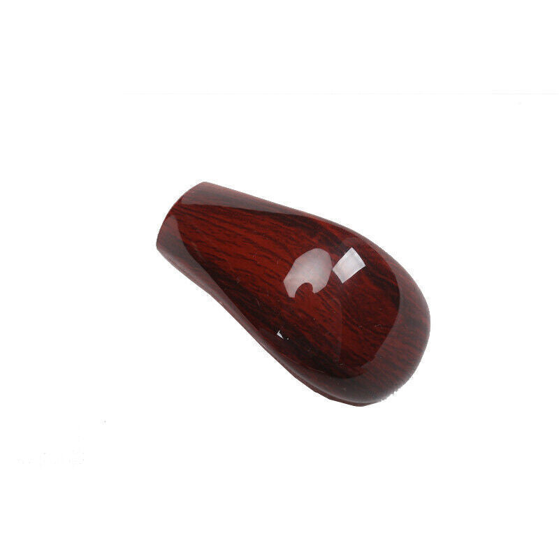 Gear Shift Knob Head Cover Trim Inner for Nissan Sentra 2013-2019 Red Wood Grain