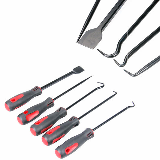 Car 5pcs Oil Washer Seal Puller Universal Scraper Hook Repair Remover Tool Set