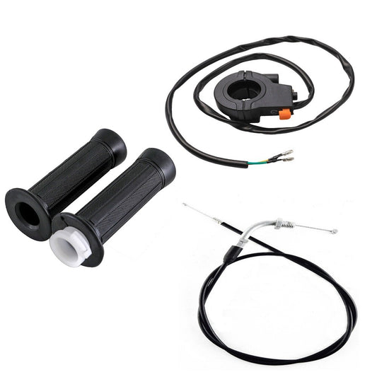 THROTTLE handheld cable kill switch for electric bicycles and motorcycles, 49cc and 80cc.