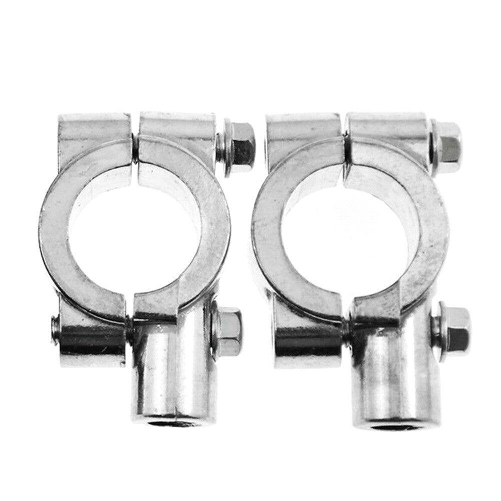 22MM M10 10mm Motorrad Lenker Spiegelhalterung Klemmadapter Chrom Paar