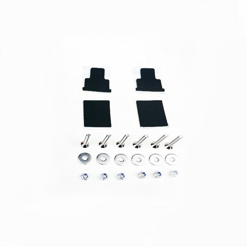 Aluminum hood latch cover clip kit for 2007-2017 for Jeep for Wrangler Black