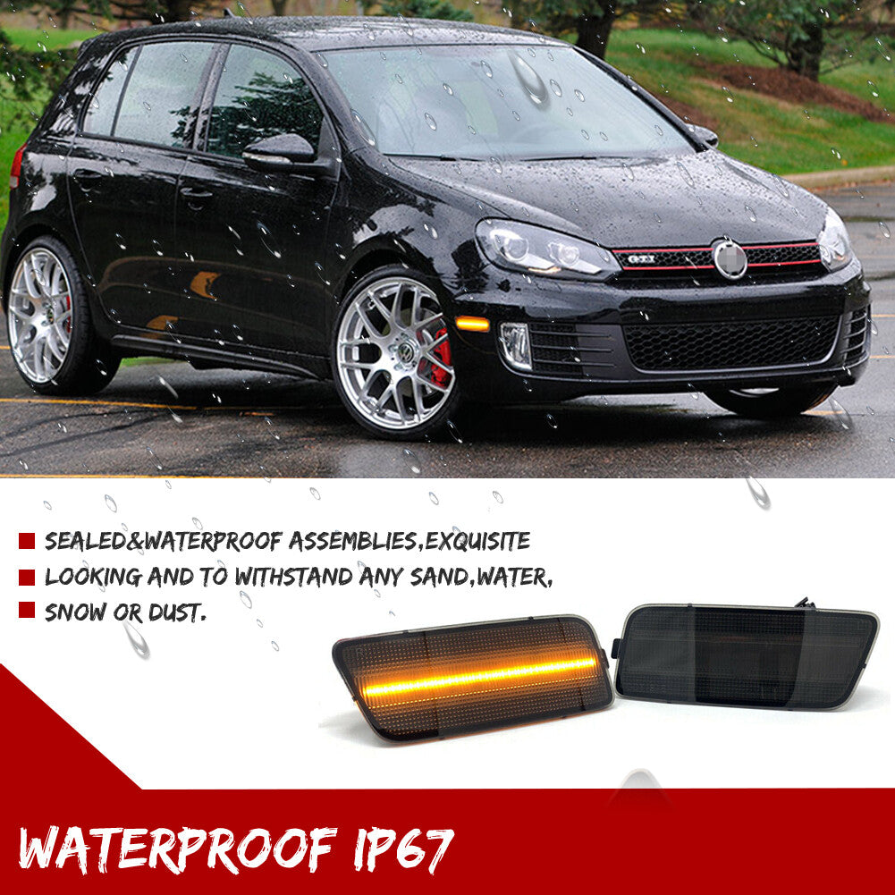LED amber front marker lights are suitable for 2010-14 for Volkswagen MK6 for Golf /GTI.